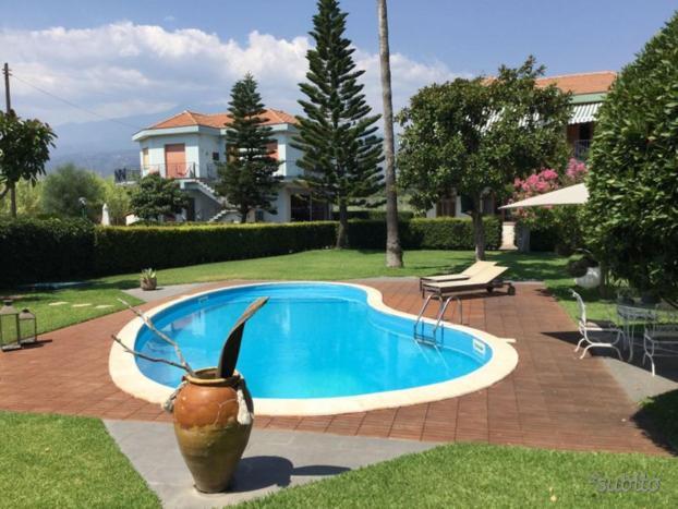 Villa Con Piscina Esclusiva Vista Etna มาสคาลิ ภายนอก รูปภาพ